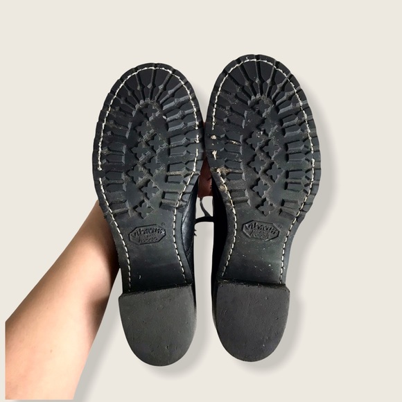 Frye Sabrina 6G Black Lace Up Combat Ankle Bootie - Picture 15 of 16